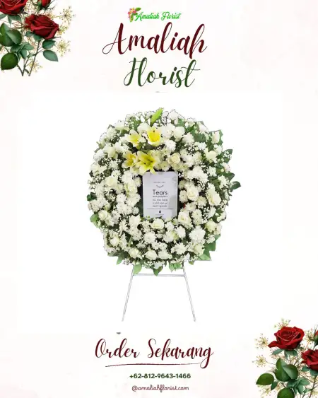 Krans Bunga Duka Tegongan